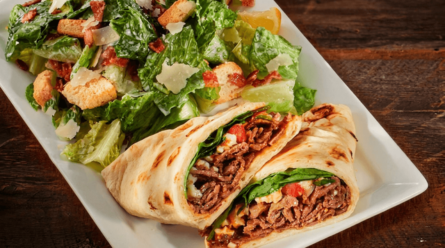 Steak & Cheese Naan'wich.