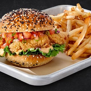 Crispy Chicken Breast Fillet Burger