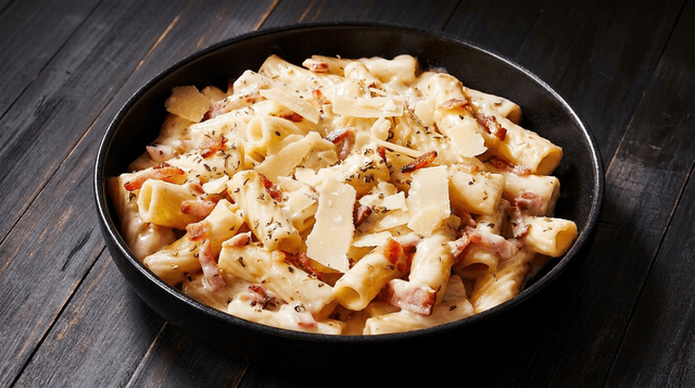 Creamy Bacon Carbonara.