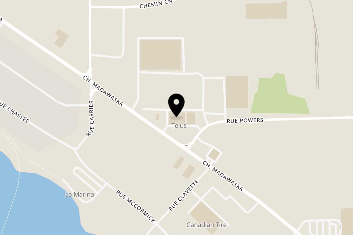 Map showing the location of Pizza Delight Grand-Sault on 462 Chemin Madawaska in Grand-Sault